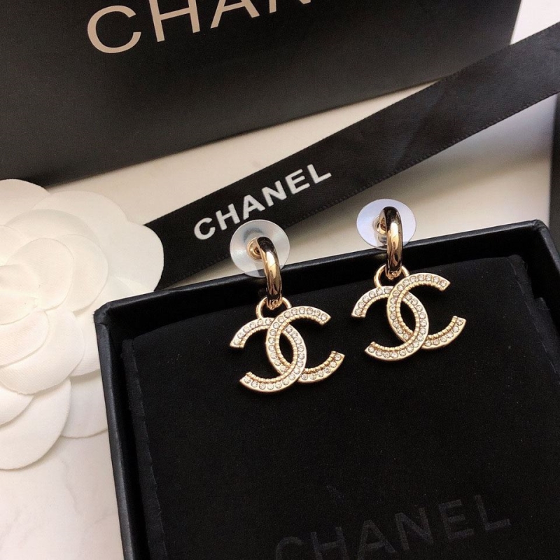 Ch*el earrings